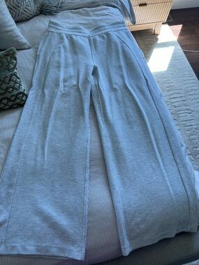Scuba MR Wide Leg Waffle Pants